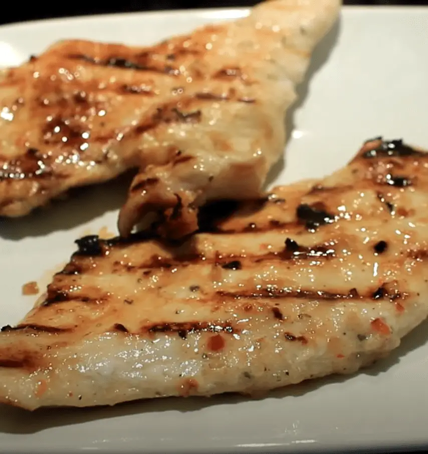 Image of Grilled Chicken with Italian Dressing.
