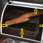 Gasket on a firebox photo.