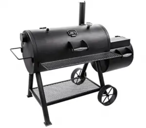 Okhlahoma Joes Reverse Flow Offset Smoker Image. Best offset smoker for Beginners