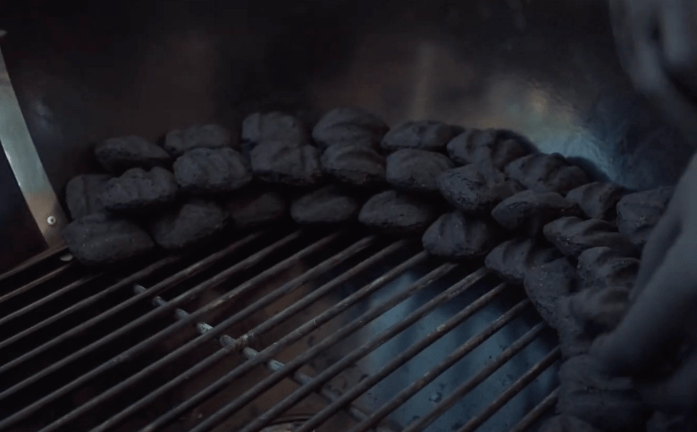 Best Way To Stack Charcoal Briquettes Step 2 Image