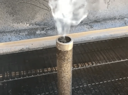 How to use pellet smoker tube