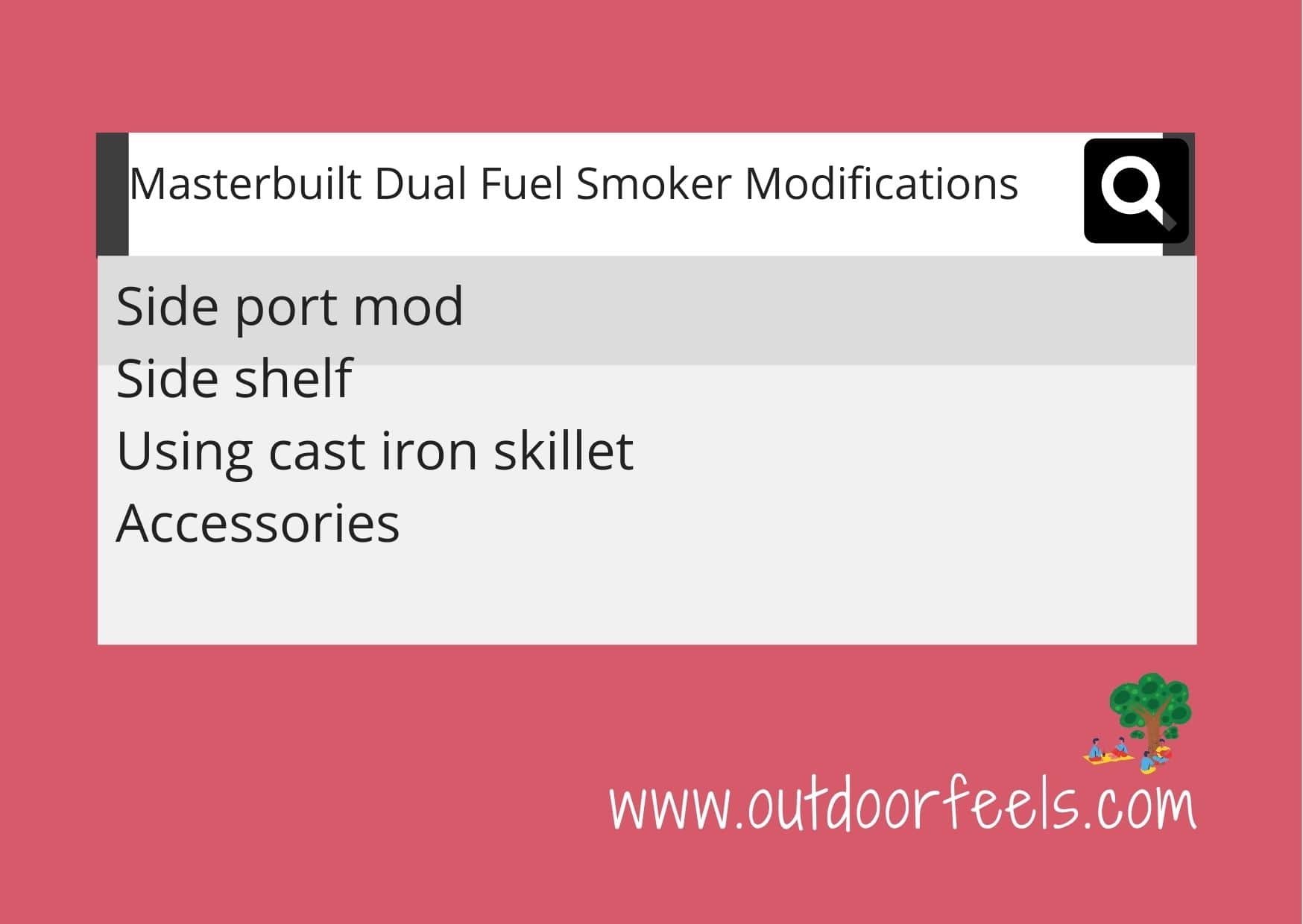 Masterbuilt Dual Fuel Smoker Modifications_Feature Image-min