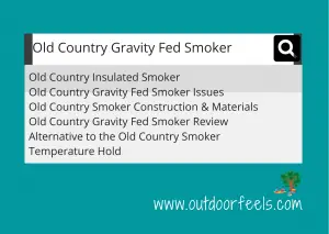 Old Country Gravity Fed Smoker Featured Image