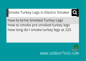 How to Smoke Turkey Legs in Electric Smoker_Featured Image