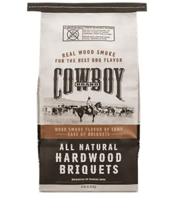 Cowboy 14 Pound All Natural Range Hardwood BBQ Charcoal Briquets