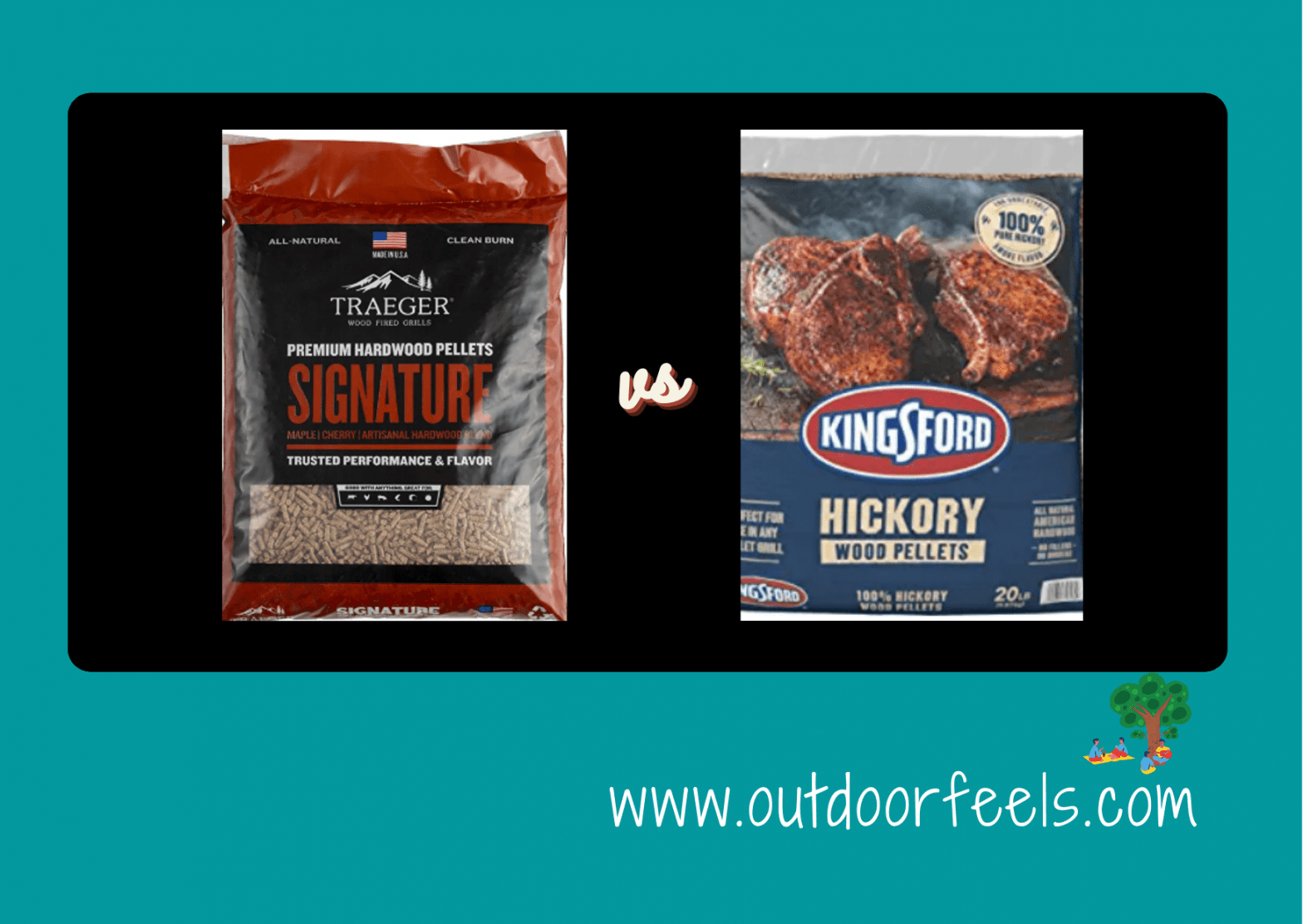 Kingsford Pellets vs Traeger Pellets_Featured Image