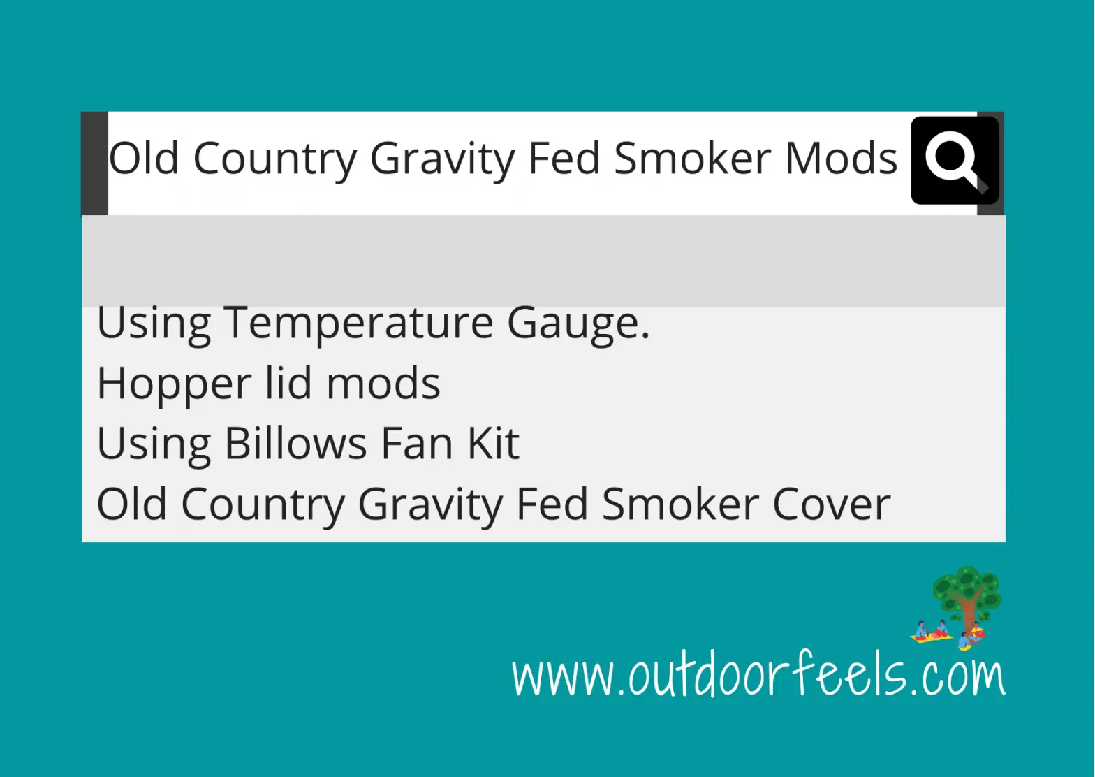 Old Country Gravity Fed Smoker Mods
