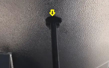 Cover probe hole with gasket