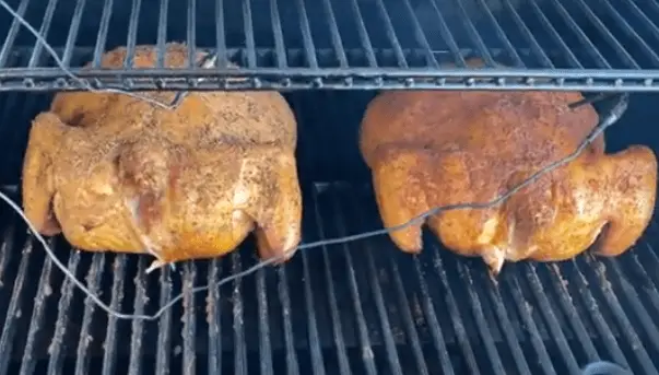 Smoked chickens on Masterbuilt