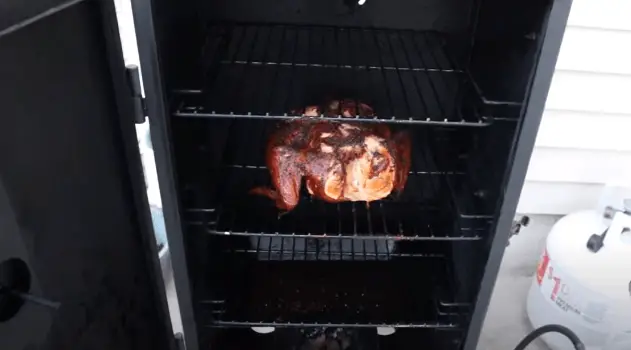 Smoking meat on Propane smoker