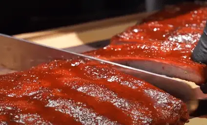 Slice the ribs into small pieces